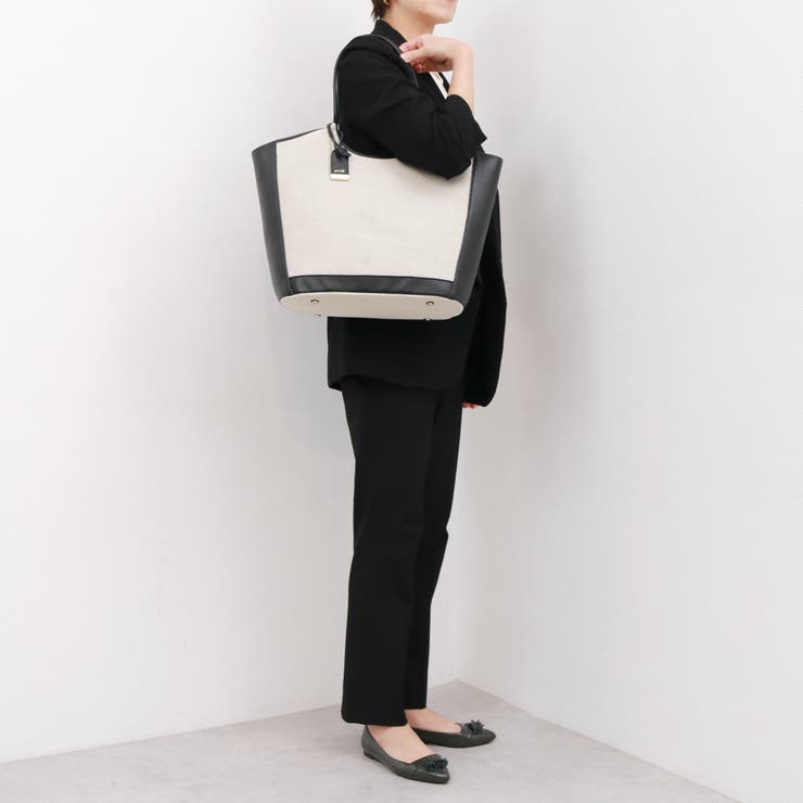 ペルケ perche / キャンバス・牛革トリミングトート | UNBILLION | 詳細画像9 