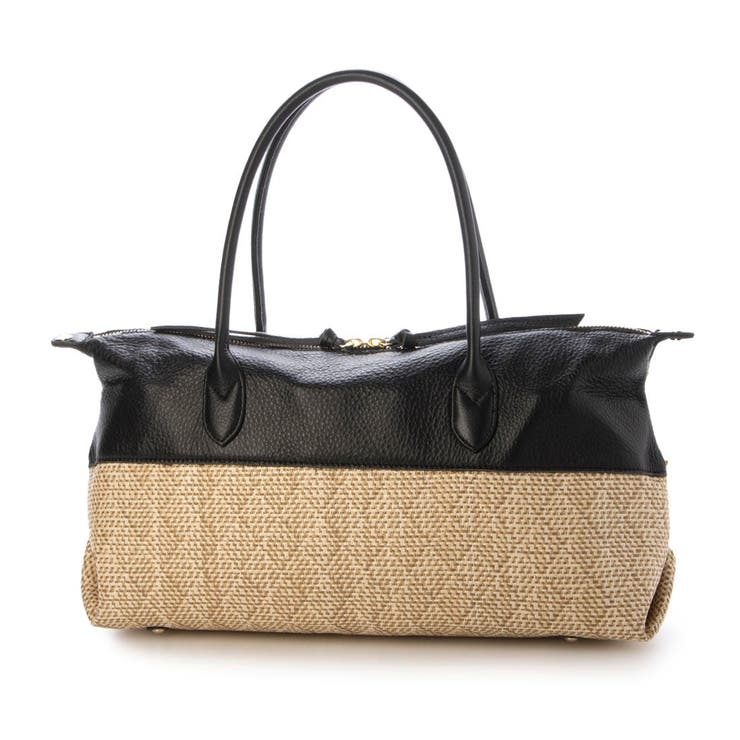 ペルケ perche / 雑材風×牛革付属横長ボストン | UNBILLION | 詳細画像10 