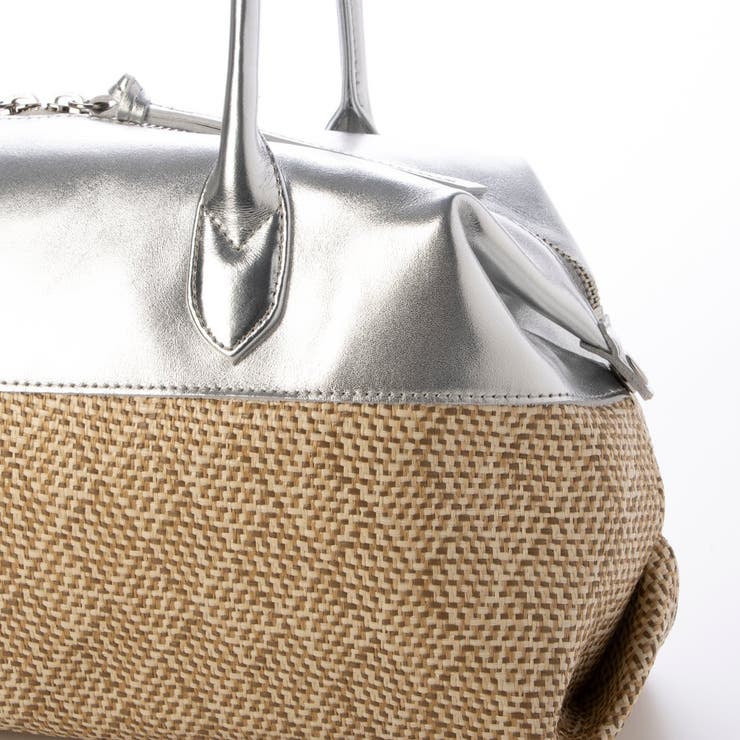 ペルケ perche / 雑材風×牛革付属横長ボストン | UNBILLION | 詳細画像7 