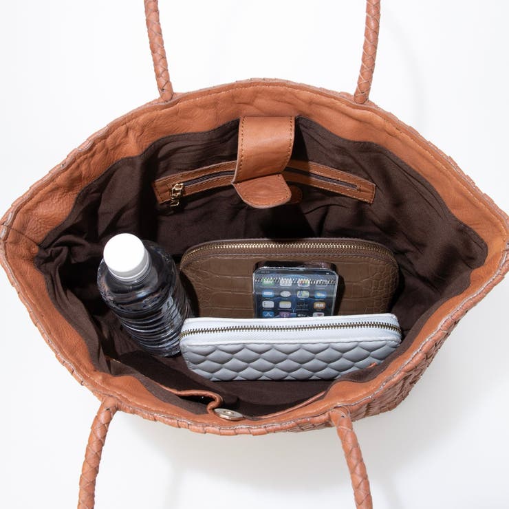 ペルケ perche / 牛革メッシュ編みトートL | UNBILLION | 詳細画像8 