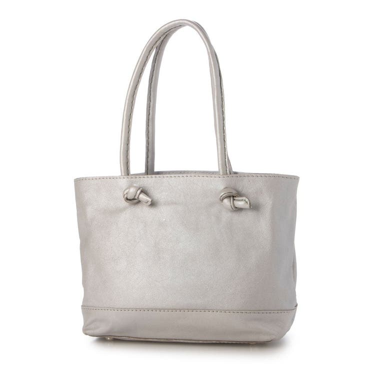 シルバー | ペルケ perche / ソフトレザー3層2wayトート | UNBILLION