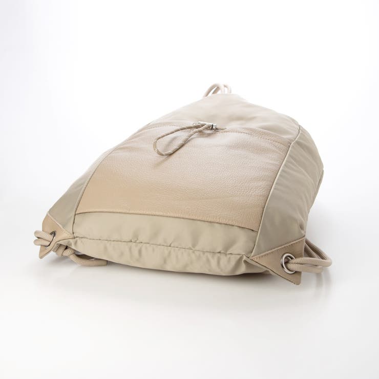 ペルケ perche / ナイロン×牛革ドローコード2wayナップサック | UNBILLION | 詳細画像12 