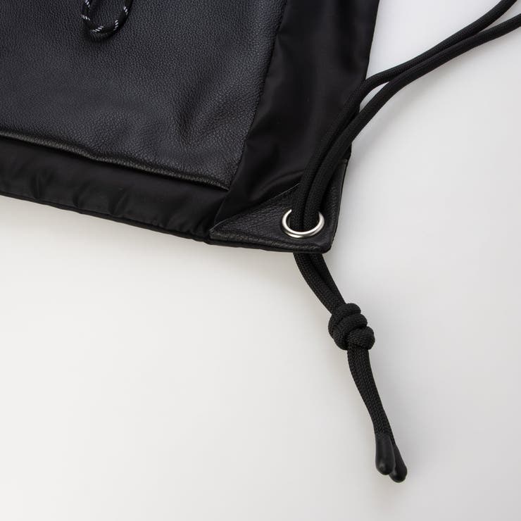 ペルケ perche / ナイロン×牛革ドローコード2wayナップサック | UNBILLION | 詳細画像22 