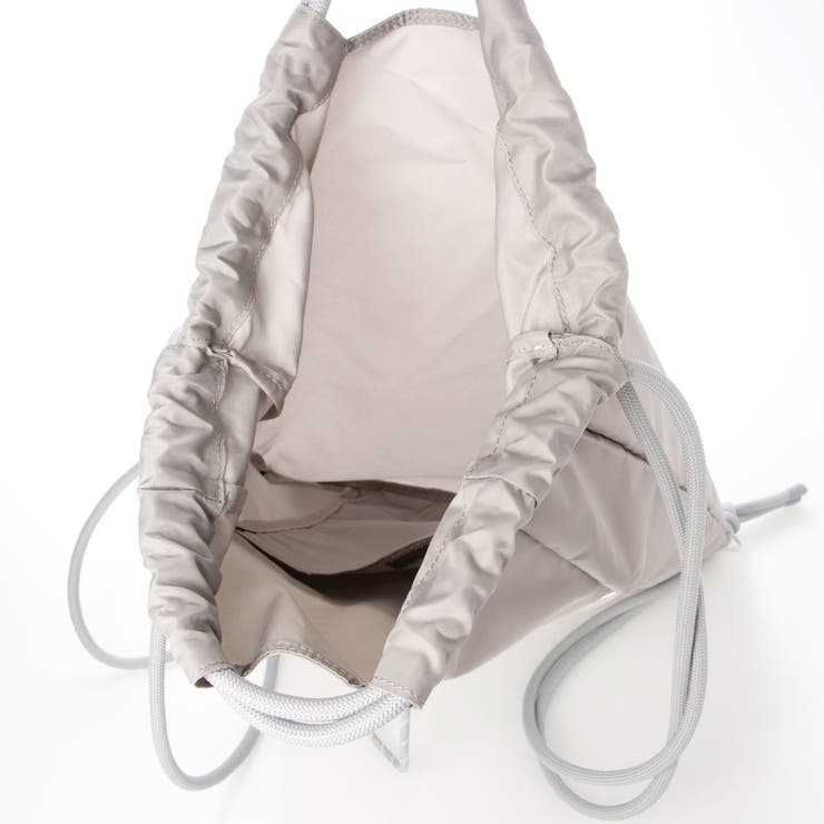 ペルケ perche / ナイロン×牛革ドローコード2wayナップサック | UNBILLION | 詳細画像5 