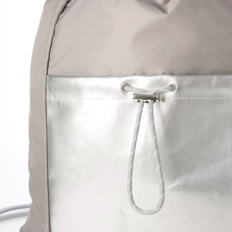 ペルケ perche / ナイロン×牛革ドローコード2wayナップサック | UNBILLION | 詳細画像6 