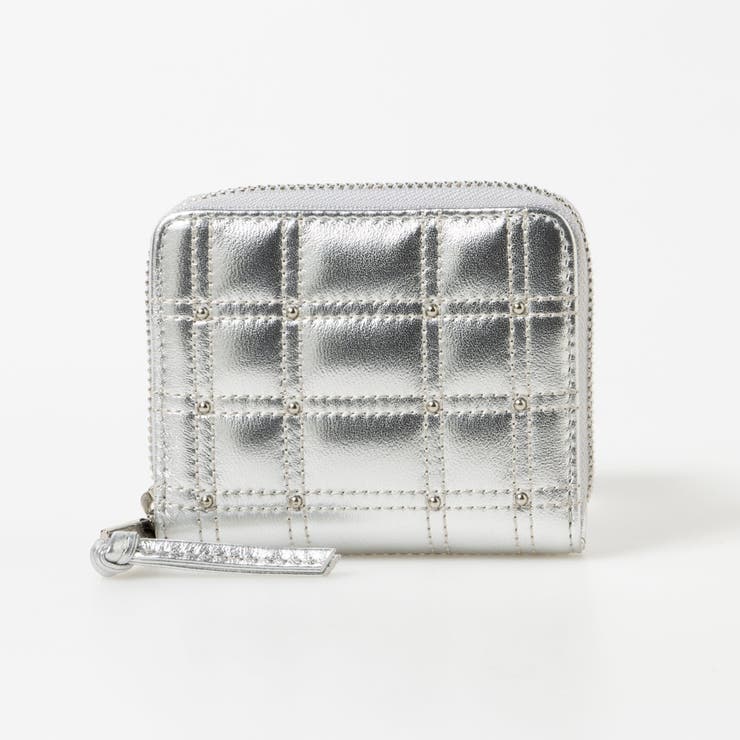 シルバー | ペルケ perche / シープボックスキルト・ジャバラカードウォレット | UNBILLION