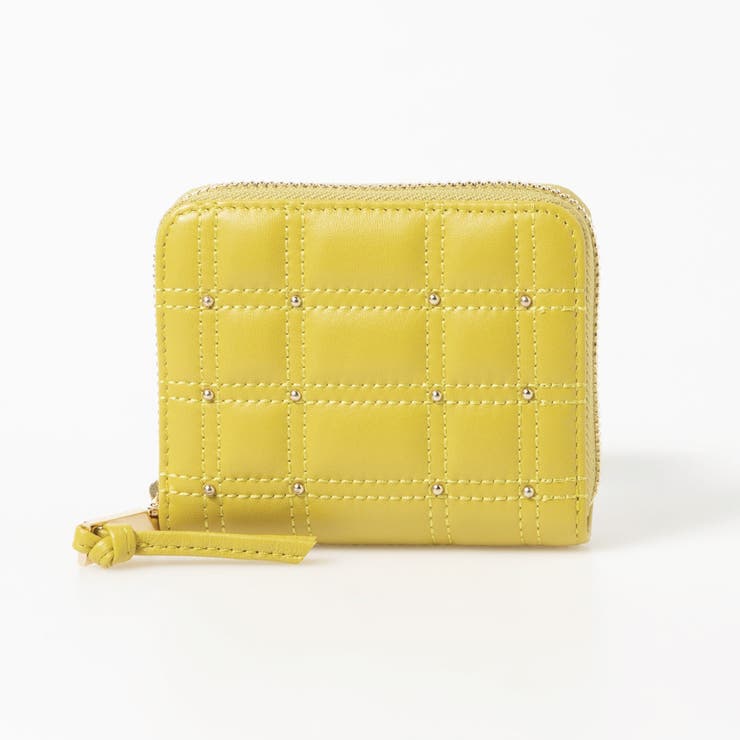 イエロー | ペルケ perche / シープボックスキルト・ジャバラカードウォレット | UNBILLION
