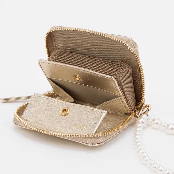 ペルケ perche / パール調ストラップ・ジャバラカードウォレット | UNBILLION | 詳細画像10 