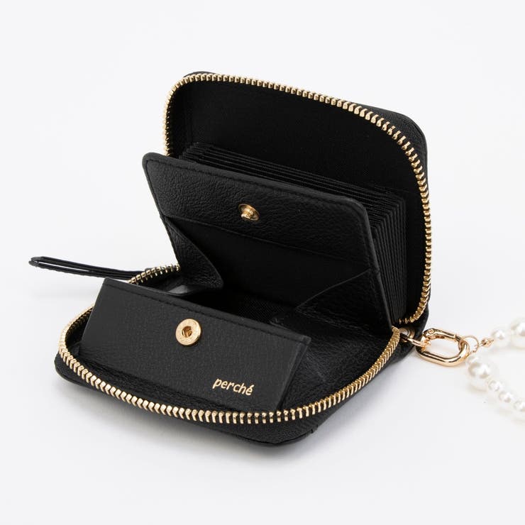 ペルケ perche / パール調ストラップ・ジャバラカードウォレット | UNBILLION | 詳細画像20 