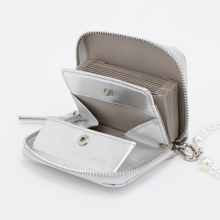 ペルケ perche / パール調ストラップ・ジャバラカードウォレット | UNBILLION | 詳細画像5 