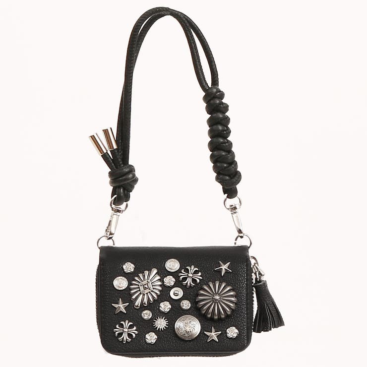 ペルケ perche / マルチスタッズジャバラチャームウォレットショルダー | UNBILLION | 詳細画像13 