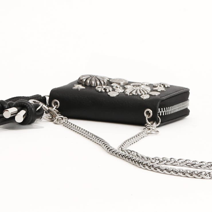 ペルケ perche / マルチスタッズジャバラチャームウォレットショルダー | UNBILLION | 詳細画像6 