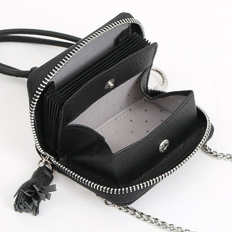 ペルケ perche / マルチスタッズジャバラチャームウォレットショルダー | UNBILLION | 詳細画像8 