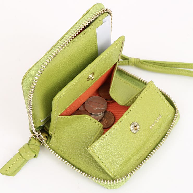 ペルケ perche / ドット型押しパームフィットストラップウォレット | UNBILLION | 詳細画像4 