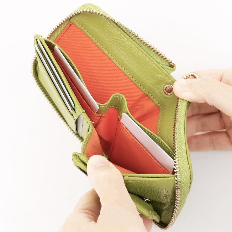 ペルケ perche / ドット型押しパームフィットストラップウォレット | UNBILLION | 詳細画像6 