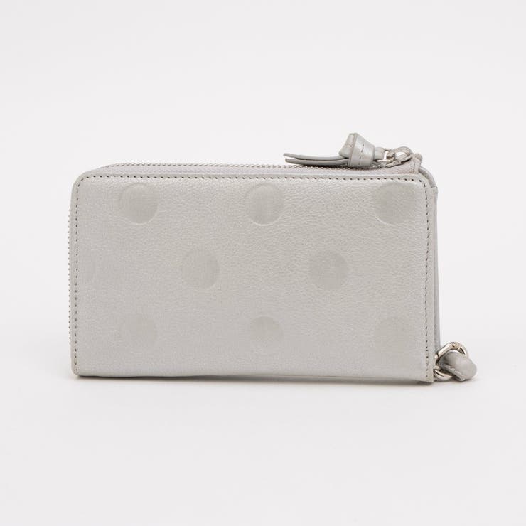 ペルケ perche / ドット型押しL字ロングストラップウォレット | UNBILLION | 詳細画像2 