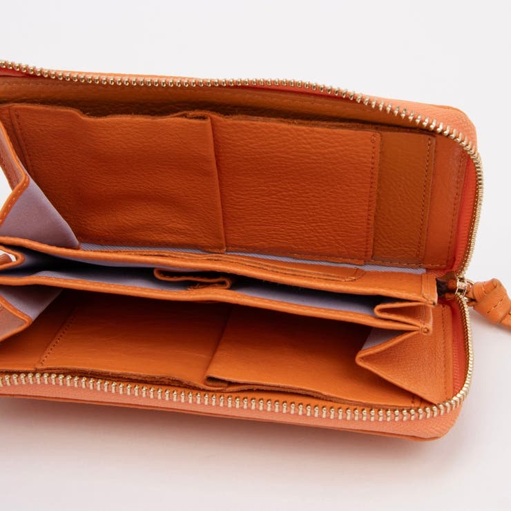 ペルケ perche / ドット型押しL字ロングストラップウォレット | UNBILLION | 詳細画像25 