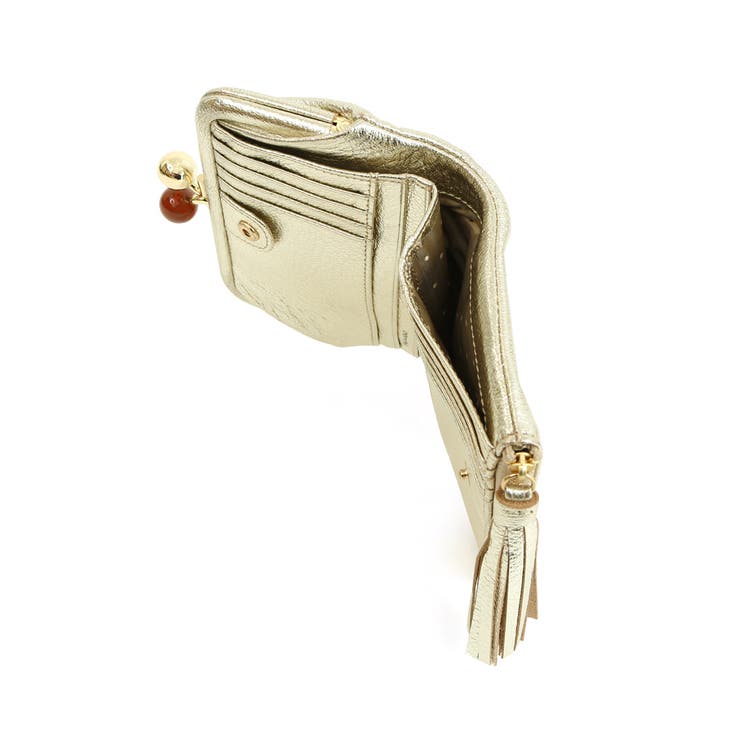 ペルケ perche / サクラ・スタッズ・アクリル玉がま口2つ折り財布 | UNBILLION | 詳細画像24 