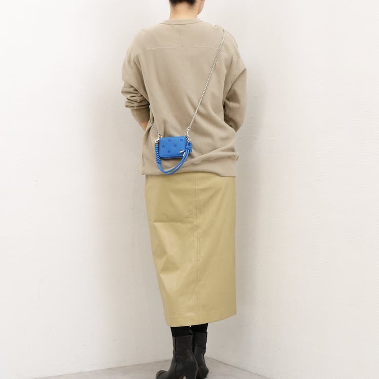 ペルケ perche / ドット刺繍ジャバラチャームウォレットショルダー | UNBILLION | 詳細画像2 