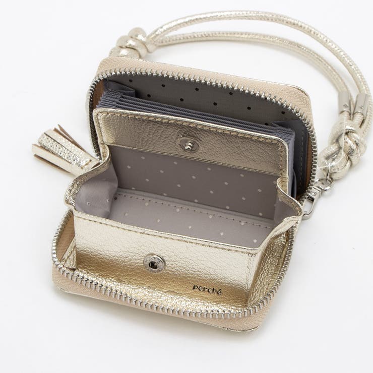 ペルケ perche / ドット刺繍ジャバラチャームウォレットショルダー | UNBILLION | 詳細画像6 