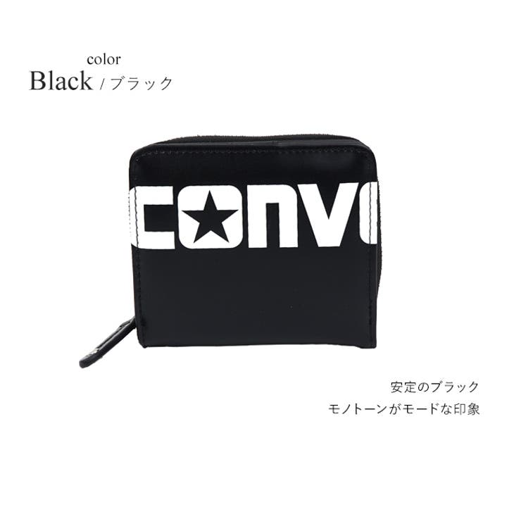 ブラック | ラウンドファスナー二つ折り財布 折りたたみ財布 二つ折り財布 | e-mono men