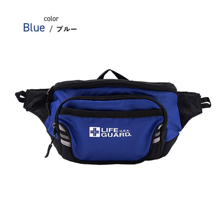 ブルー | ウエストポーチ ウエストバッグ ボディバッグ | e-mono men
