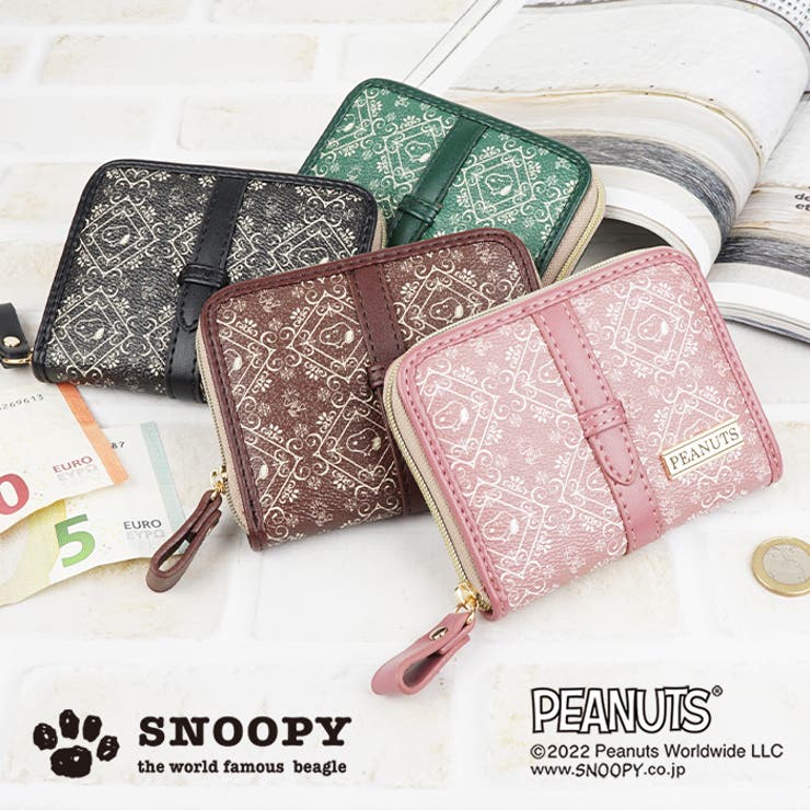 SNOOPY ラウンドファスナー小銭入れ 小銭入れ | e-mono | 詳細画像1 