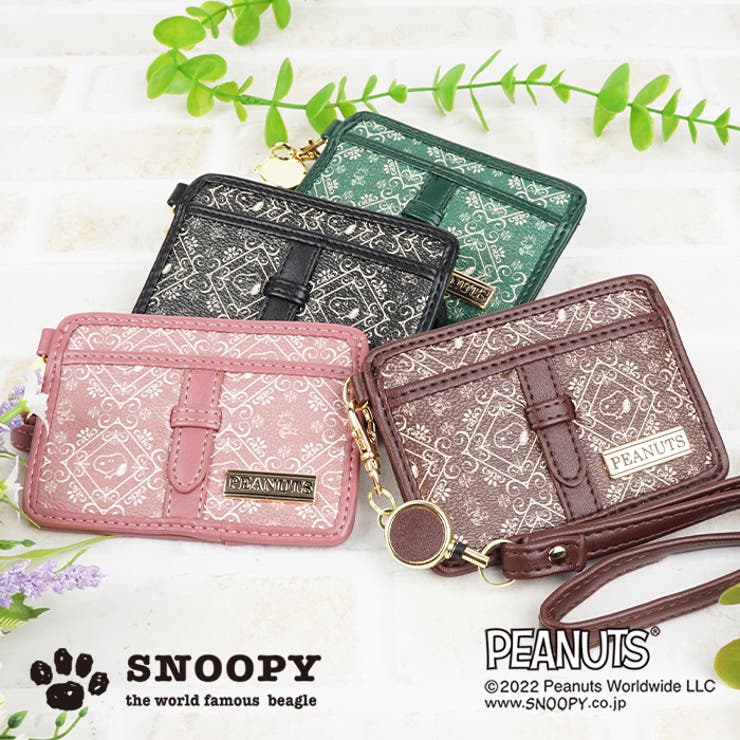 SNOOPY リール付きパスケース パスケース | e-mono | 詳細画像1 