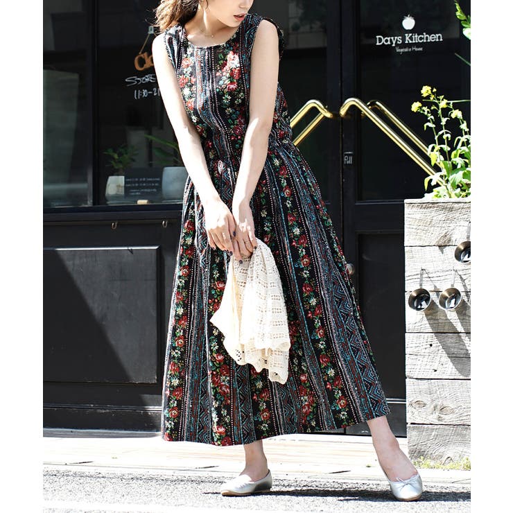 TUTIE./コットン天竺ノースリーブワンピース -夏服の透け問題を