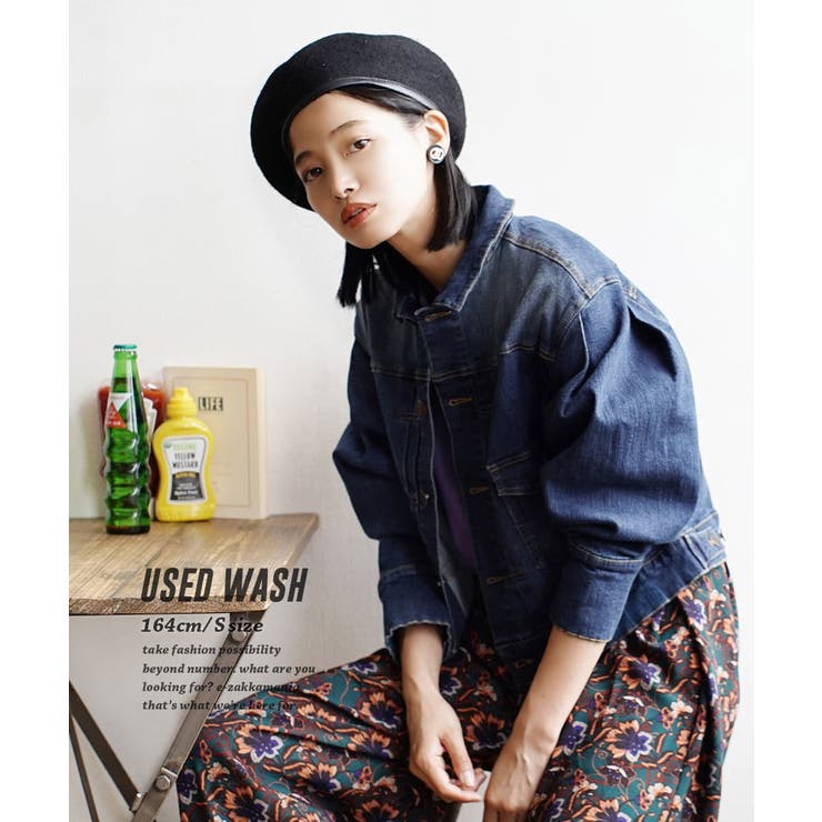 ジャケット レディース デニム シャツ アウター Gジャン 洋服