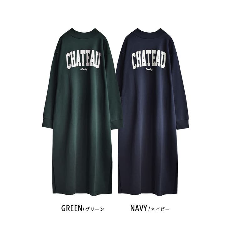 【正規逆輸入品】 ロゴプリント スウェットワンピース[品番：EZ000010371]｜e ワンピース