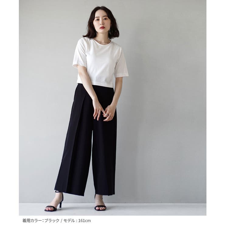半額 50％OFFの通販 zootie（ズーティー）：セミワイド センタータックパンツ[品番 パンツ