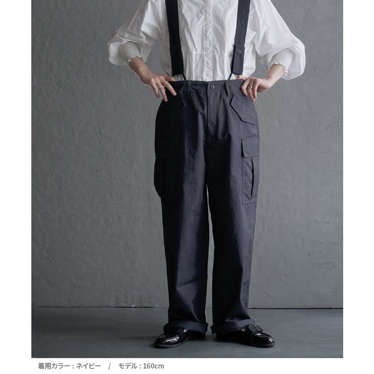 送料無料商品の通販 apartment department：サスペンダー付き カーゴパンツ[品番 パンツ