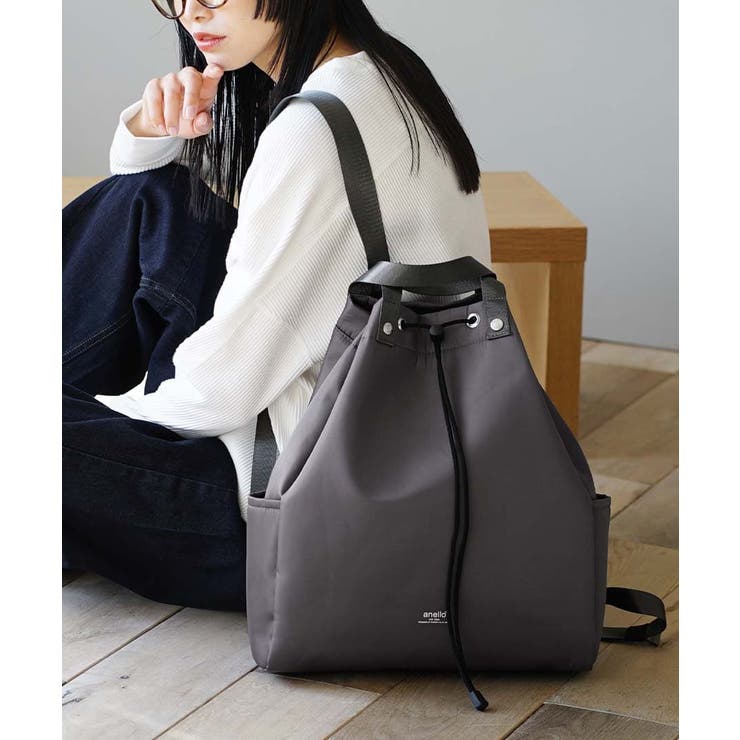 Anello black leather hot sale backpack