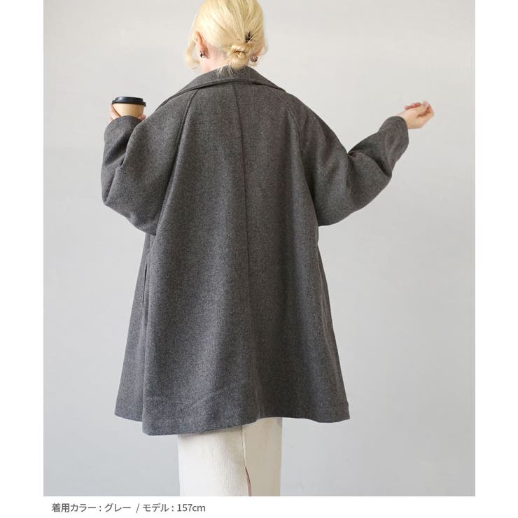 カットメルトン オーバーPコート[品番：EZ000012240]｜e-zakkamania