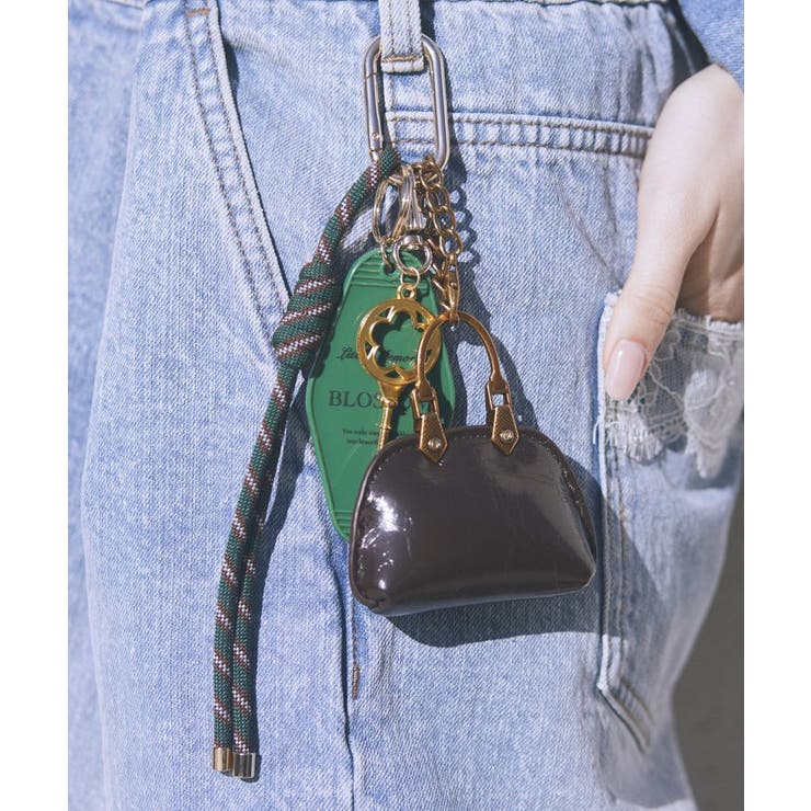 ブラウン | KEY＆バッグプレッピーチャーム | earth music&ecology 