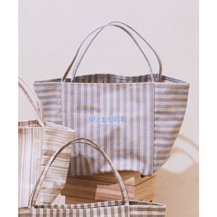 サックスブルー | マルシェトートバック | earth music&ecology 