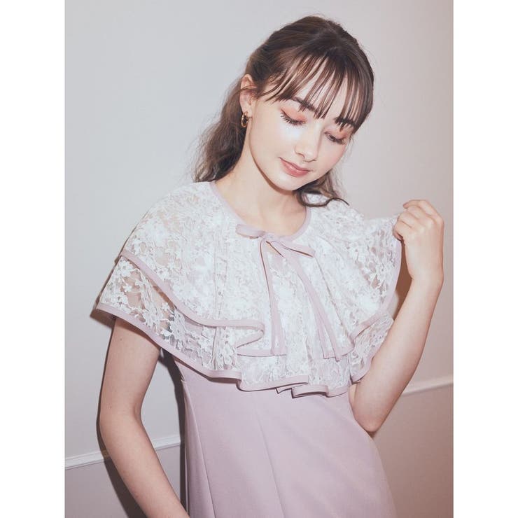 SET2点レースボレロ+キャミワンピース[品番：EMEW0042693