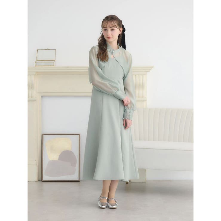 SET2点ボレロ+キャミワンピース[品番：EMEW0042697]｜earth