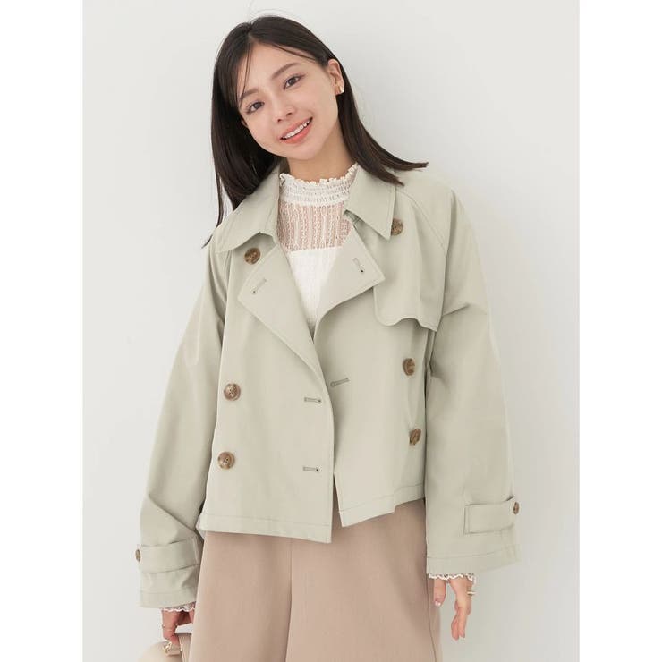 L'ECOPPE pan ショートトレンチコート URBAN RESEARCH Sonny Label トレンチコート コート 撥水