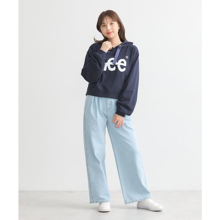 【正規通販】 Lee×e.m.a.eショート丈パーカー[品番：EMEW0046761]｜earth トップス