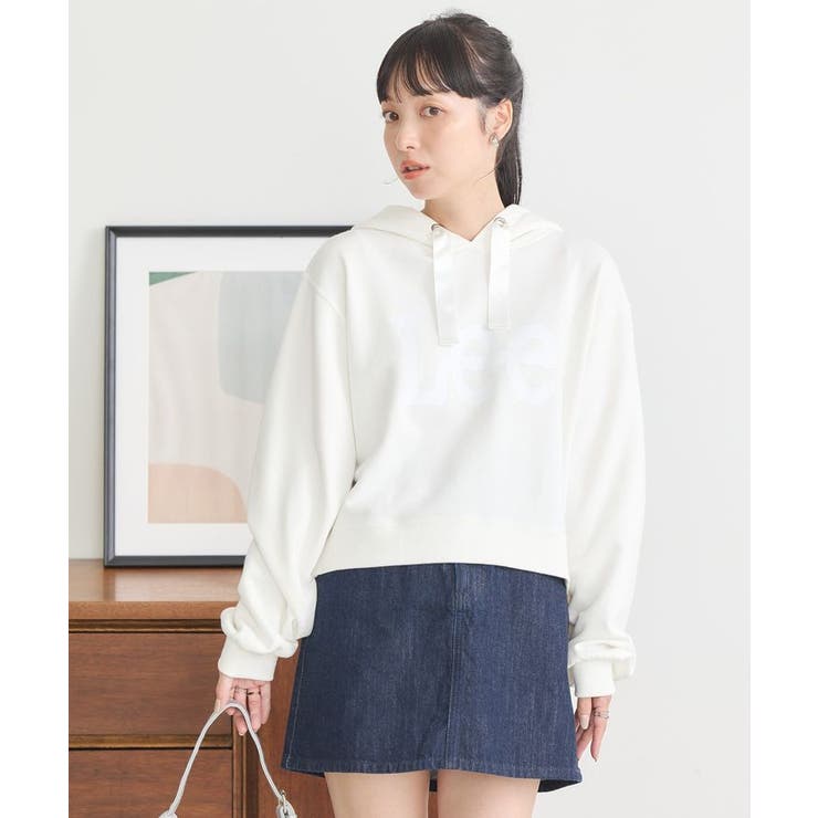【絶品】 Lee×e.m.a.eショート丈パーカー[品番：EMEW0046761]｜earth トップス