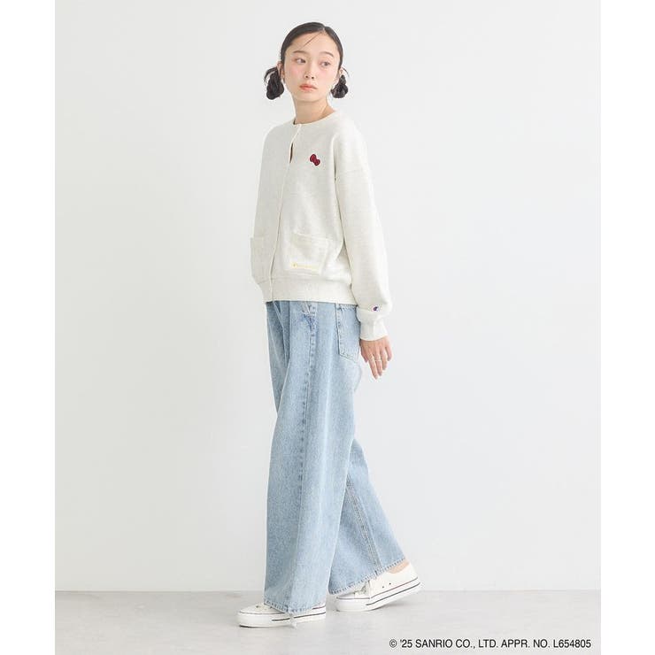 チャンピオン ハローキティ×emae裏毛カーディガン[品番