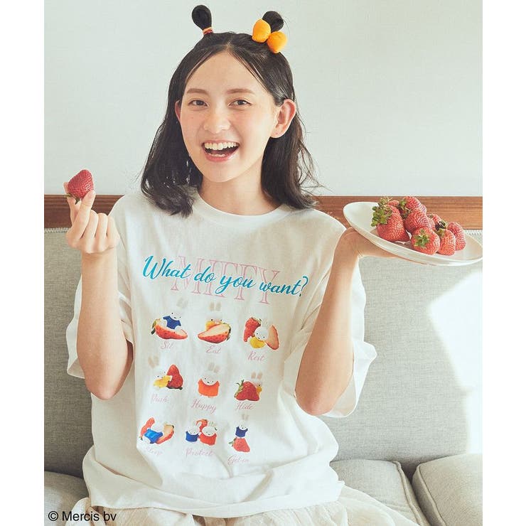 miffy/earth strawberry Tee | earth music&ecology  | 詳細画像11 
