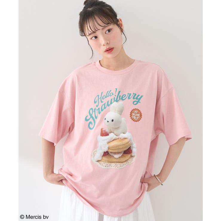 tシャツ 「miffy」Chocolate Cake TEE レディース miffy】Chocolate Cake TEE｜Tシャツ・カットソー｜トップス