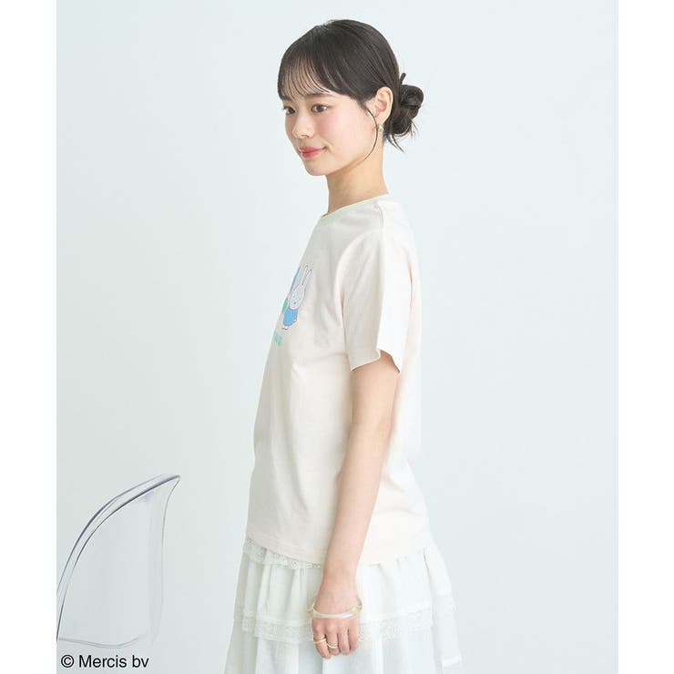 miffy/earth Rose ringer Tee | earth music&ecology  | 詳細画像15 