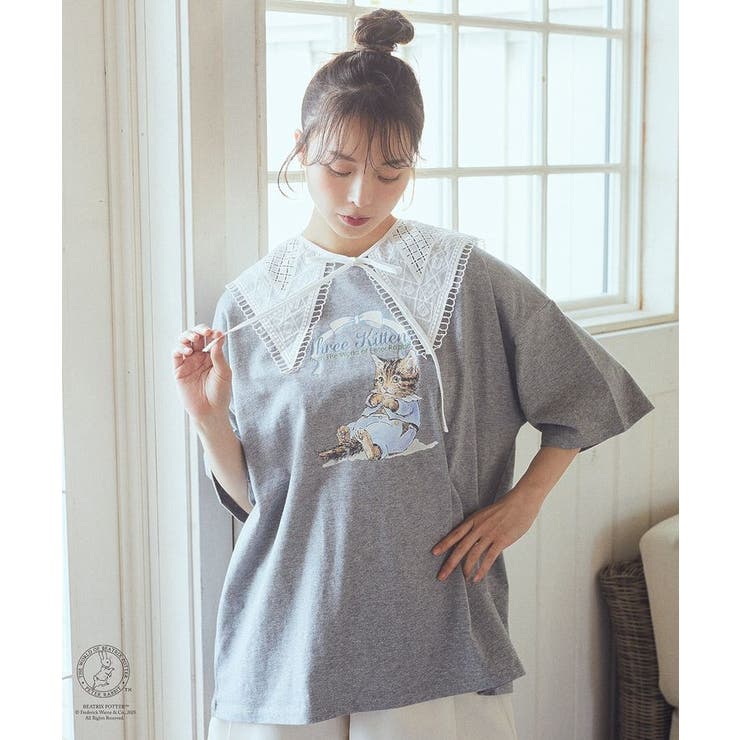 杢グレー | PeterRabbit(TM)/earth こねこのトムＴ | earth music&ecology 