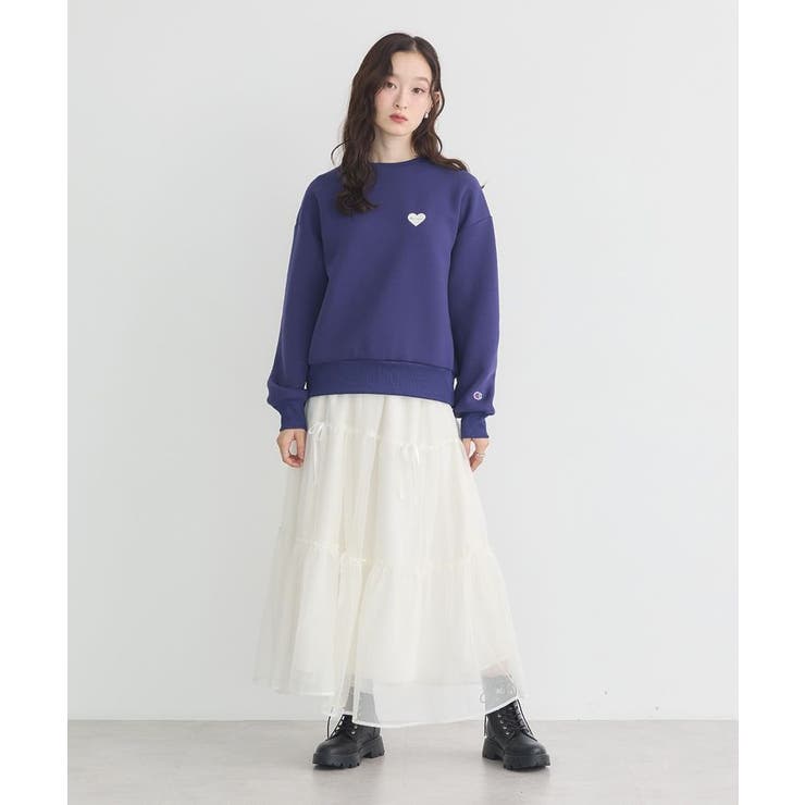 Champion×emaeポンチハートスウェット[品番：EMEW0050237]｜earth