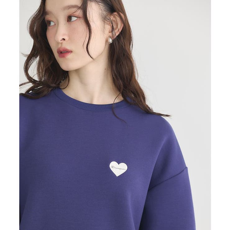 Champion×emaeポンチハートスウェット[品番：EMEW0050237]｜earth