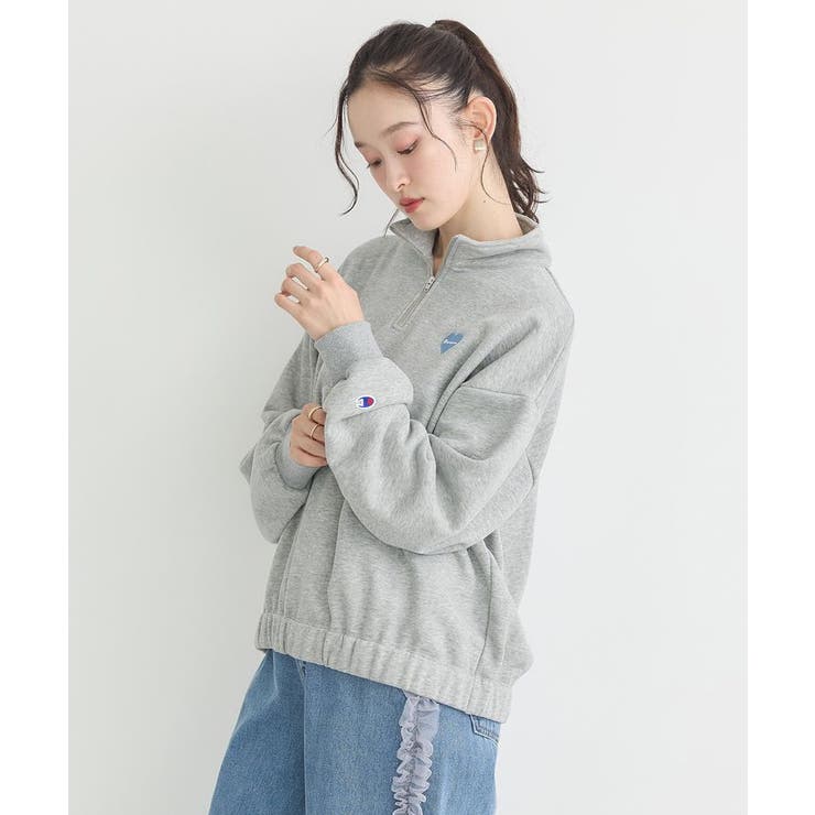 Champion×emaeハーフジップハートスウェット | earth music&ecology  | 詳細画像20 